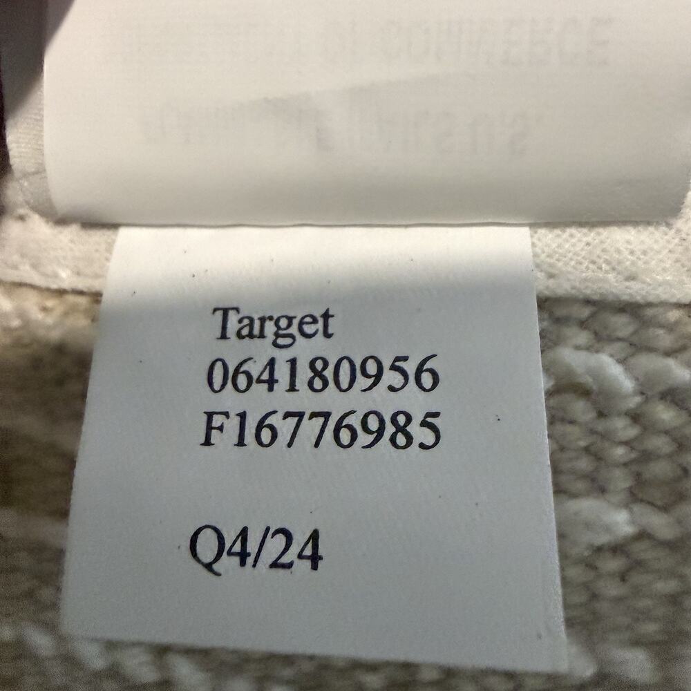 Threshold Bath Rug Modern Tufted Cream/Yellow Stripe 100% Cotton 20”x 30” NEW - Picture 11 of 11